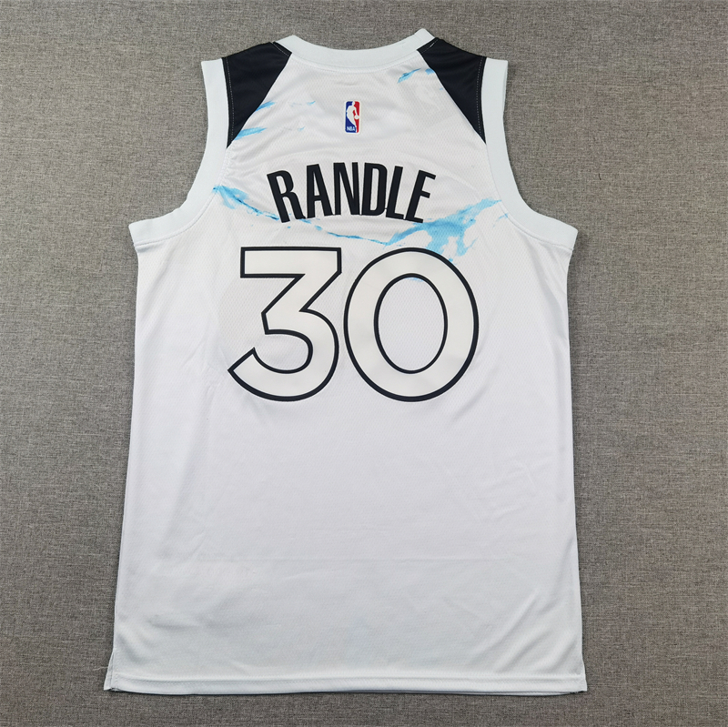 Men Minnesota Timberwolves #30 Randle white  2024 2025 NBA jersey